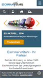 Mobile Screenshot of eschmannstahl.de